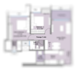 Puravankara Lokhandwala Andheri 2BHK Plan